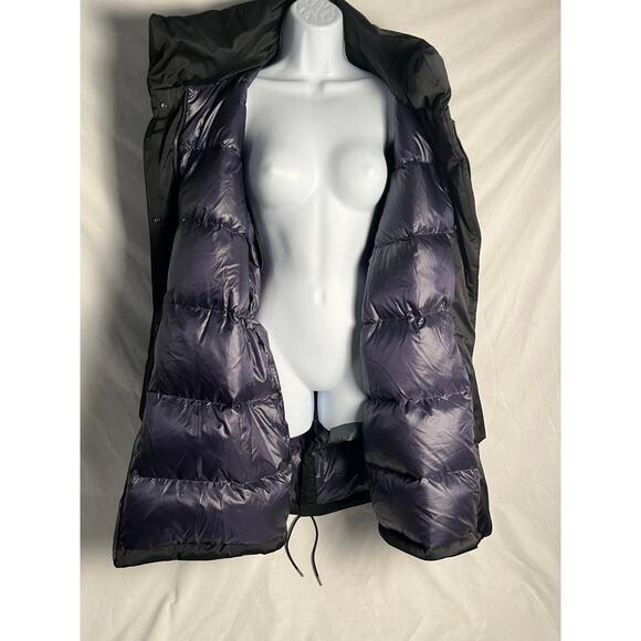 Uniqlo +J Jil Sander Down Parka Coat Black XL Oversized 90% Down - Picture 3 of 8